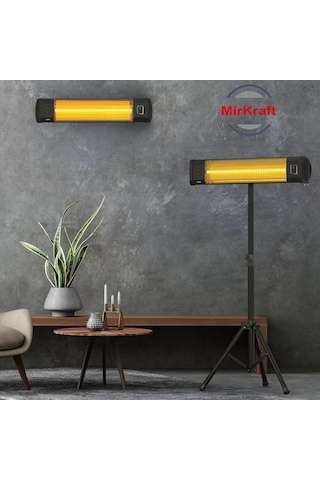 MirKraft Grade 2500 W Ayaklı Karbon Infrared Isıtıcı