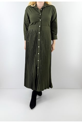 Modaonna Pilili Kombin Gömlek Elbise