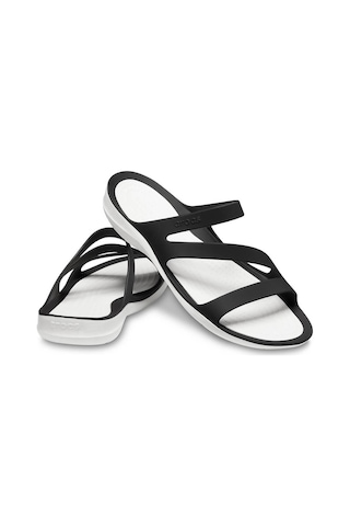 Crocs Swiftwater Sandal W Kadın Terlik Siyah/beyaz Siyah