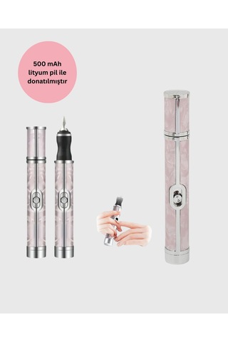 Hubrendy Tekno Taşınabilir Elektrikli Tırnak Törpüsü 500 Mah Usb Şarjlı Manikür Cihazı