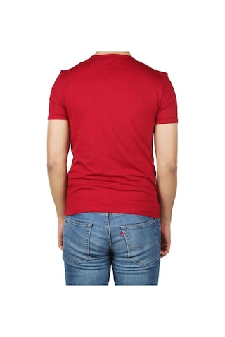 Cazador B.yaka K.kol Basic Erkek T-şhirt 4618 Bordo