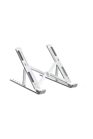 St-805 10-15.6'' Alüminyum Katlanabilir Laptop Dizüstü Bilgisayar Macbook Standı