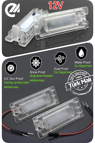 Dacıa Lodgy Logan Sandero Canbus Led Plaka Aydınlatma Ledi Lambası