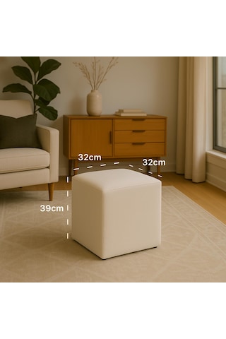 A5 Home Kare Puf KREM