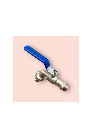 1/2 Kas Küresel Bahçe Musluğu 1 Adet Teflon Bant 12 Mmx10 Mt 2 Adet 0906921