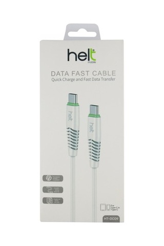 Helt HT-DC09 Plastik 100 CM Type- C To Type -C Şarj Ve Data Kablosu