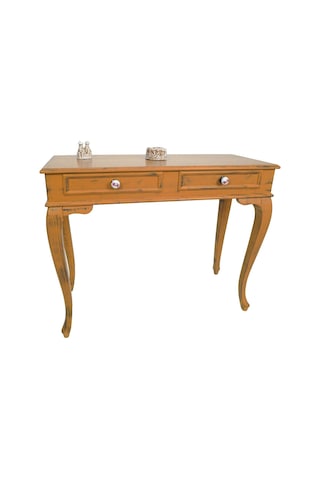 Masifart Marie 120 Cm Hardal Eskitme Dresuar Çekmeceli Patine Kahverengi