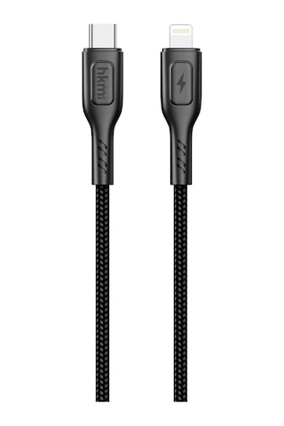 Knit 30W Hızlı Şarj Destekli Type-C To Lightning Şarj Ve Data Aktarım Kablosu 1 Metre Siyah