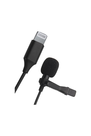 Lightning 2 Metre Double Mikrofon - Siyah