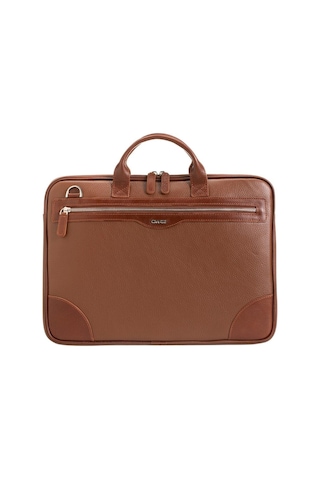 Hakiki Deri Unisex Evrak Çantası-136000 Siyah