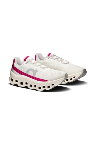 On Cloudmonster Kadın Koşu Ayakkabısı-3wd10104038 Ivory/grenadine