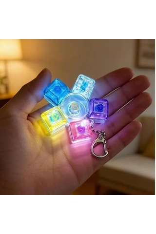 Mekanik Switch Klye Stres Çarkı - Renkli Tuşlu Fidget Oyuncak Çok Renkli
