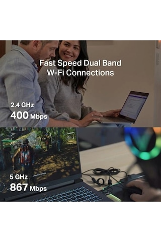 Tp Mercusys Ma30n Ac1300 D.b Wi-fi Usb Adaptör