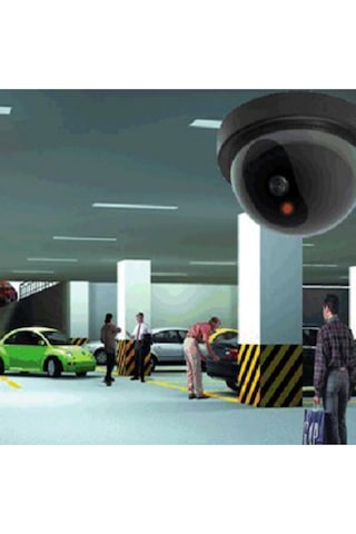 2 Adet Caydırıcı Dome Kamera Led Işıklı Güvenlik Kamera