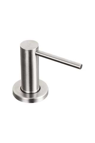 Xurunkeji Mutfak Lavabosu İçin Sabunluk Fırçalanmış Paslanmaz Çelik Tezgah Üstü Pompalı El Losyonu Şişe Ve Gümüş Gümüş