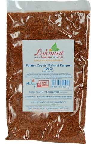 Lokman Avm Kızarmış Patates Baharatı Çeşnisi Karışımı 100 G