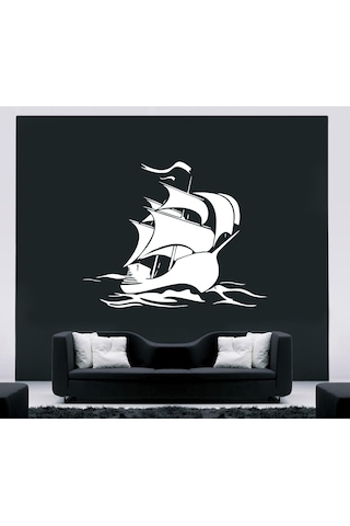 Yelkenli Gemi Duvar Sticker