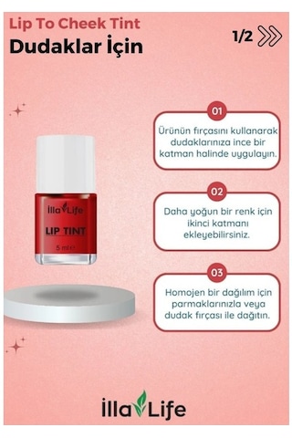 İlla Life Uzun Doğal Dudak Koruyucu Nemlendirici Su Bazlı Lip Balm