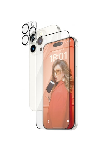 Panzerglass 2 İn 1 Pack Apple iPhone 15 Pro Tam Uyumlu Ekran Koruyucu Ve Kolay Hizalayıcı