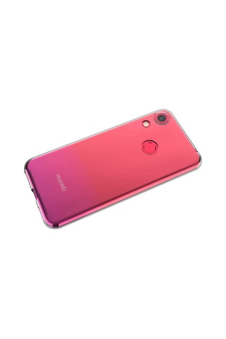 Huawei Y6s 2019 Kılıf Zore Süper Silikon Kapak Renksiz
