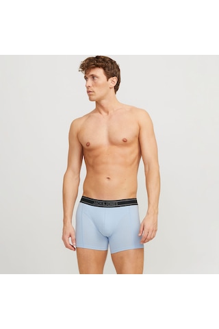 Jack & Jones Jack&jones Aiden Solid 3'lü Erkek Boxer Çok Renkli