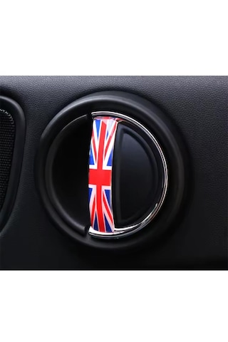 F54 F55 F60 Mini Cooper İç Kapı Kolu Sticker Kaplama Union Jk