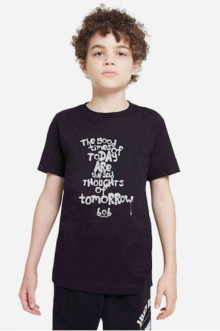 Bob Marley The Good Time Of Baskılı Unisex Çocuk Siyah Tshirt