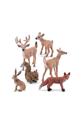 Lijinxu Geyik Heykelcik Koleksiyonu El Sanatları 7,5x3,5x7,5-cm