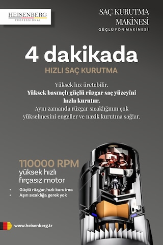 Heisenberg Saç Kurutma Makinesi