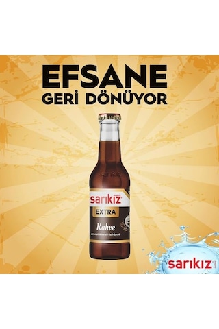 Sarıkız Extra Kahve Aromalı Maden Suyu 24 x 200 ML
