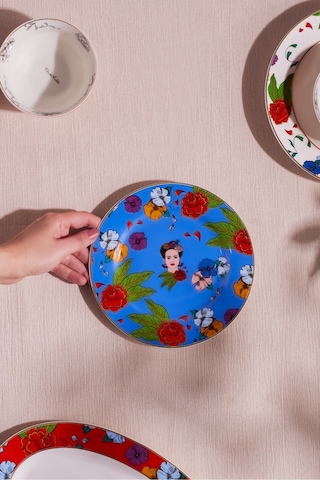 Karaca Frida Pasta Tabağı Mavi 19 Cm