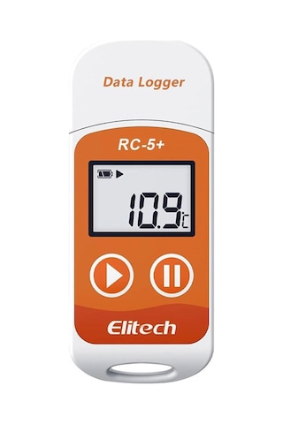 Elitech Plus Sıcaklık Kayıt Cihazı Datalogger Otomatik Pdf Rc-5+ Thr379