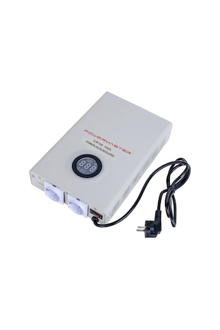Powermaster Slım-1500 Otomatik 1500 Watt Kombi Voltaj Regülatörü
