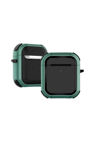 Newface Apple Airpods Uyumlu 2 2.nesil Tank Kılıf - Yeşil Çok Renkli