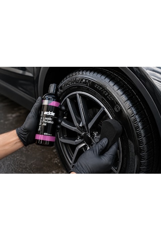 Edde Araba Araç Oto Lastik Parlatıcı Temizleyici Jel Lastik Temizleme Jeli 500 Ml Oto Detailing
