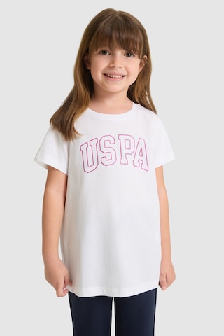 U.s. Polo Assn. Kız Çocuk Beyaz Tişört Basic 50325631-vr013