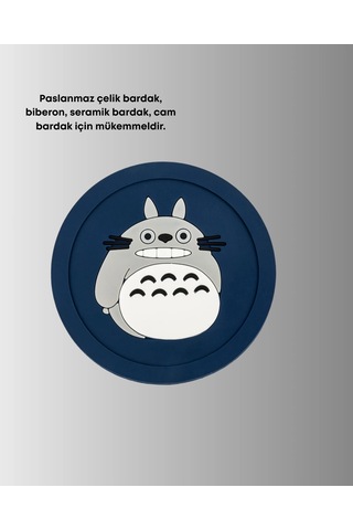 Totoro Figürlü Usb Bardak Isıtıcı Sıcak Tutucu Mat 60 Derece Maksimum Çok Renkli