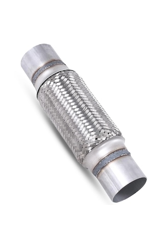 Egzoz Spiral Flex Borusu,45mmx 290mm Üniversal Tip, Paslanmaz Çe