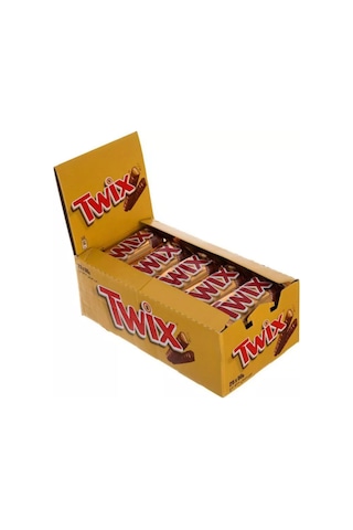 Twix Bar Çikolata 25 Adet Bar Çikolata 50 Gr