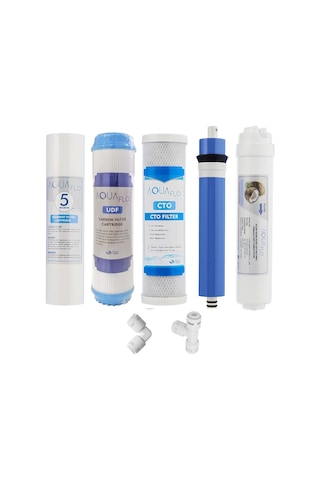 Açık Kasa Su Arıtma Cihazı 5'Li Filtre Seti Gaclı Membran Seçeneği