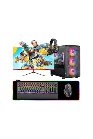 Dragos DRX6840 i5-12400F 16 GB 512 GB NVMe RTX3050 23.6" Dos Masaüstü Oyuncu Bilgisayarı