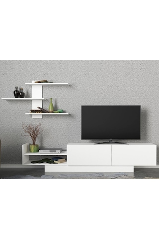Dekorister Egemen Tv Ünitesi Beyaz
