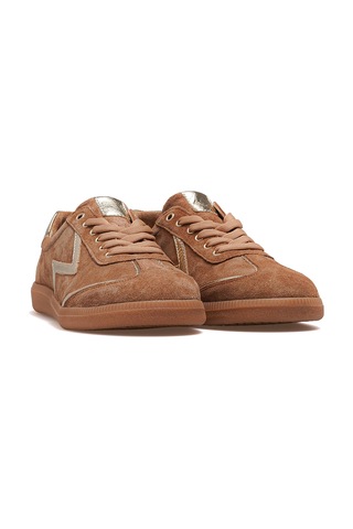 Venüs Kadın Deri Sneaker Günlük Ayakkabı 26y 2609902y Taba Altın