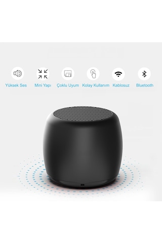 HyMark Mini Bluetooth Hoparlör Ses Bombası