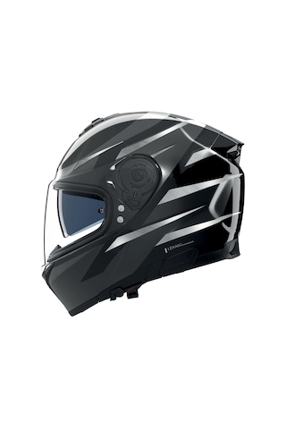 Nolan N80.8 Fervo 356 Kapalı Kask Siyah Gri