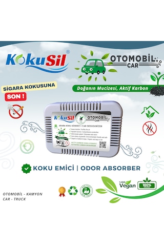 KokuSil Otomobil, Araba, Oto ve Kamyon Koku Giderici Koku Emici