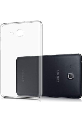 Samsung Uyumlu Galaxy Tab A T280 7" Kılıf Şeffaf Silikon Arka Kapak