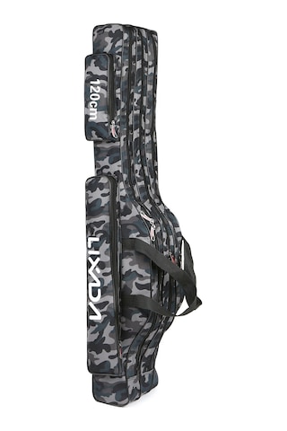 Lixada 120cm 3 Katmanlar Olta Kamışı Çantası Taşınabilir,kamuflaj