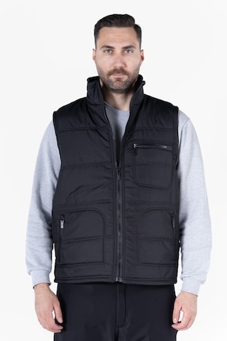 Polarlı Elyaf Takviyeli İş Yeleği Siyah