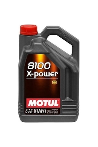 Motul 8100 X-Power 10W-60 Tam Sentetik Motor Yağı 5 L Motul 8100 X-Power 10W-60 Tam Sentetik Motor Yağı 5 L